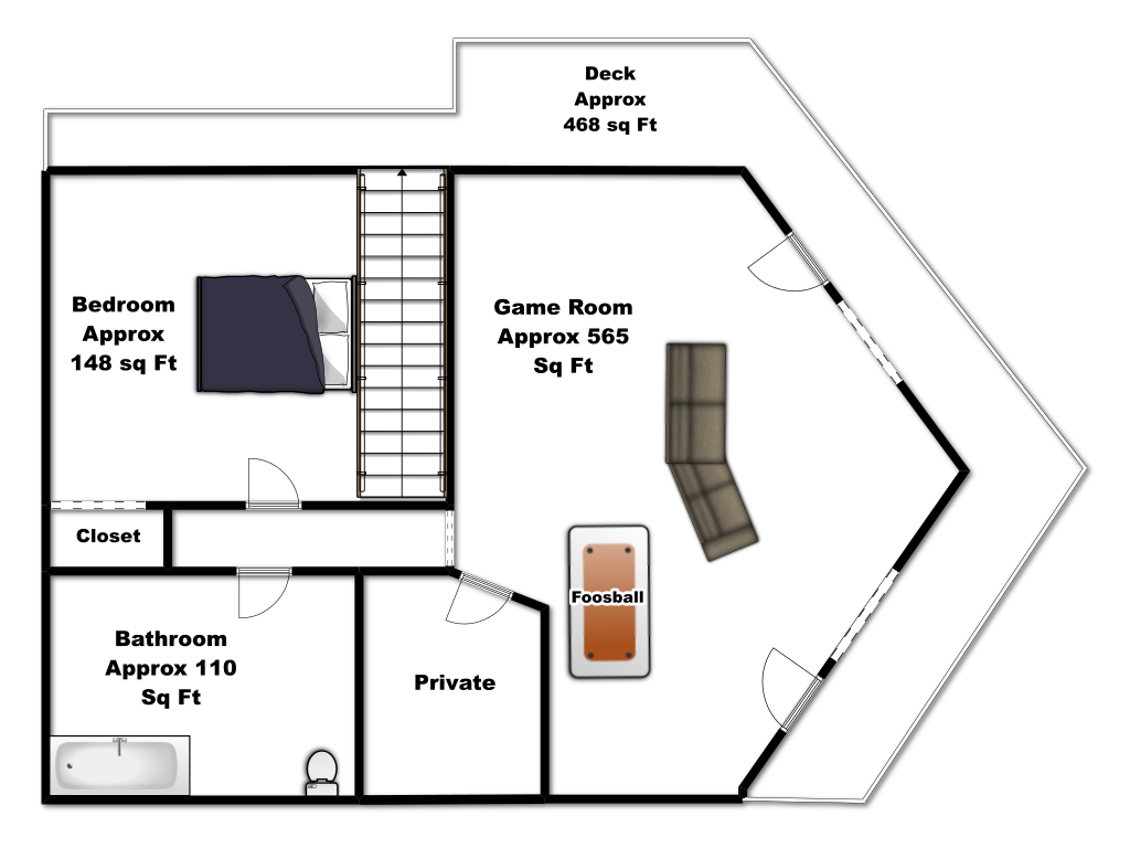 Fox Hollow Upper Floor Plan